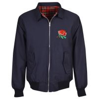 England Rugby Navy Harrington Jacket