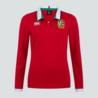Womens British & Irish Lions Long Sleeved Classic Jersey Red