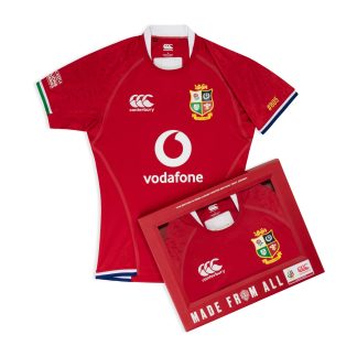British & Irish Lions 2021 Test Shirt - Limited Edition Boxed Set - Red - Mens