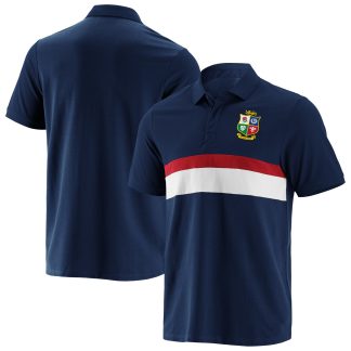 British & Irish Lions Cut And Sew Polo Shirt - Navy