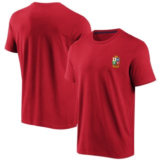 British & Irish Lions Essentials Small Crest T-Shirt - Red