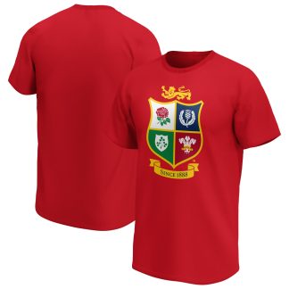 British & Irish Lions Logo Graphic T-Shirt - Red