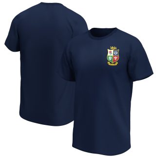 British & Irish Lions Small Crest T-Shirt - Navy