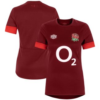 England Rugby Contact Training Jersey - Red - Womens