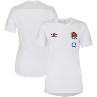 England Rugby Presentation T-Shirt - White - Womens
