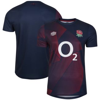 England Rugby Warm Up Jersey - Navy - Junior