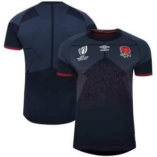 England Rugby World Cup 2023 Alternate Replica Pro Jersey - Navy - Junior