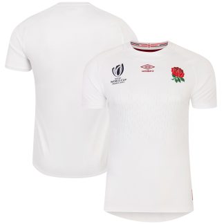England Rugby World Cup 2023 Home Replica Pro Jersey - White - Mens