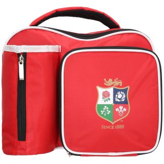 British & Irish Lions Lunch bag With Bottle Holder - Red - 195x240mm