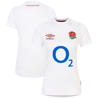 England Rugby Home Replica Jersey 2023/24 - White - Womens