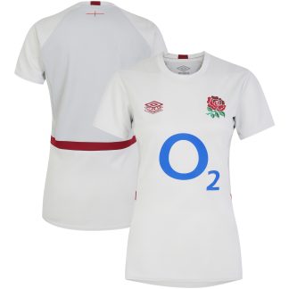 England Rugby Gym Training Jersey - Off White - Womens