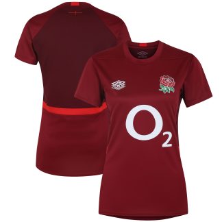 England Rugby Gym Training Jersey - Red - Womens