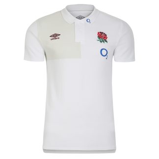 England Rugby Polo Shirt - White - Junior