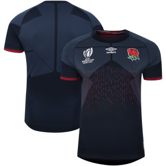 England Rugby World Cup 2023 Alternate Replica Pro Jersey - Navy - Mens