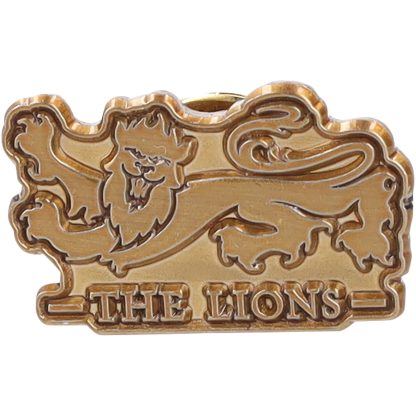 British & Irish Lions Antique Gold Crest Pin Badge