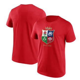 British & Irish Lions Logo T-Shirt - Red
