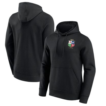 British & Irish Lions Small Crest Hoodie - Black