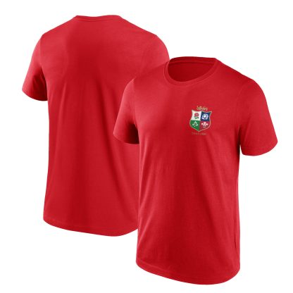 British & Irish Lions Small Crest T-Shirt - Red