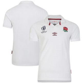 England Rugby World Cup 2023 Home Classic Short Sleeve Jersey - White - Mens