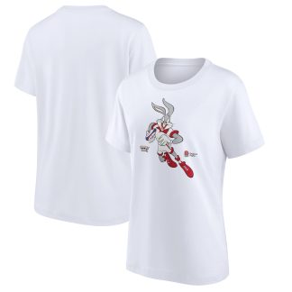 England Rugby Looney Tunes Bugs Bunny Graphic T-Shirt - White - Womens