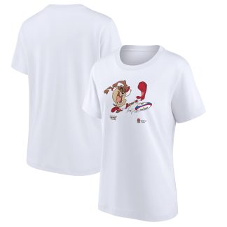 England Rugby Looney Tunes Taz Graphic T-Shirt - White - Womens