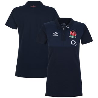 England Rugby Polo Shirt - Navy - Womens - Exclusive