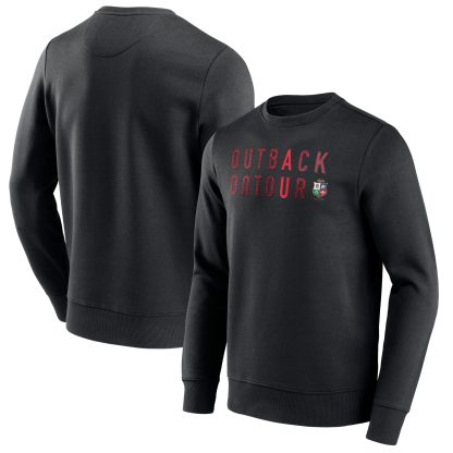 British & Irish Lions Outback On Tour Graphic Crew Sweatshirt - Black