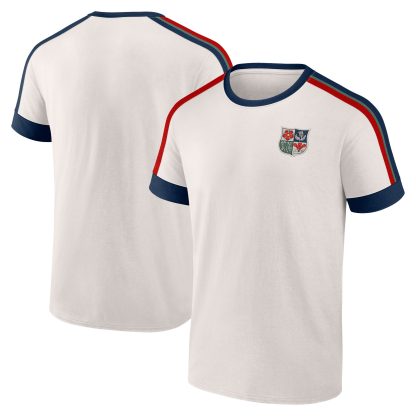 British & Irish Lions Heritage Short Sleeve T-Shirt - Cream