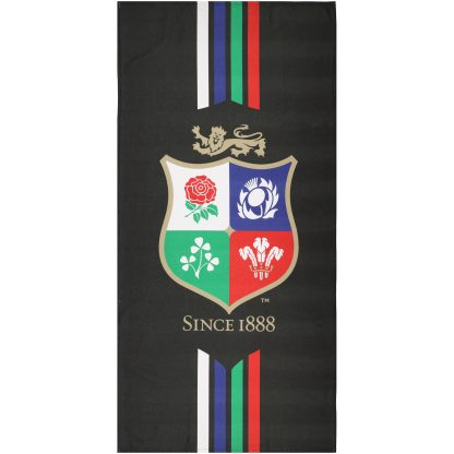 British & Irish Lions Towel - Black - 140x70cm