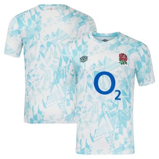 England Rugby Warm Up Jersey - Blue Topaz - Junior