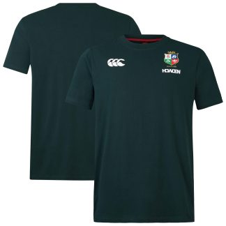 British & Irish Lions Cotton Jersey T-Shirt - Dark Green