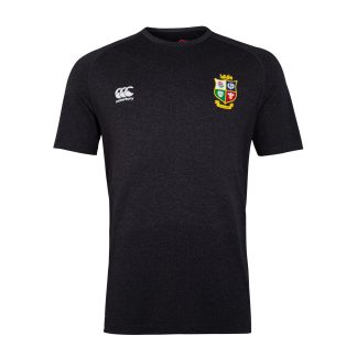 British & Irish Lions Seamless Training T-Shirt - Blackened Marl - Mens