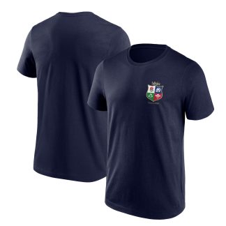 British & Irish Lions Small Crest T-Shirt - Navy