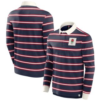 England Rugby Fundamentals Striped Rugby Shirt