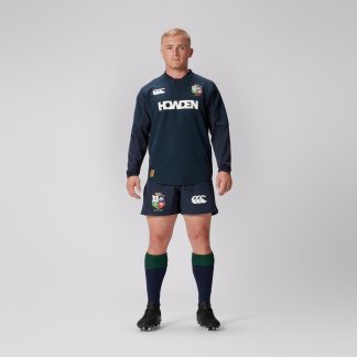 Mens British & Irish Lions Drill Top Navy