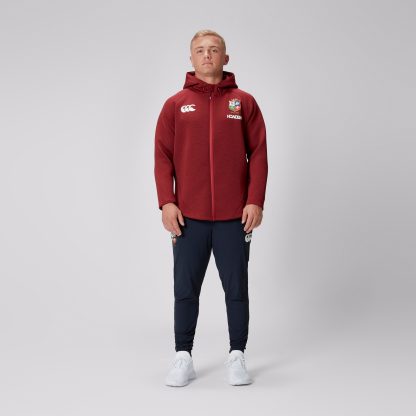 Mens British & Irish Lions Everest Hoody Red