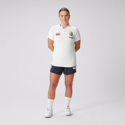 Womens British & Irish Lions Polo Shirt Cream