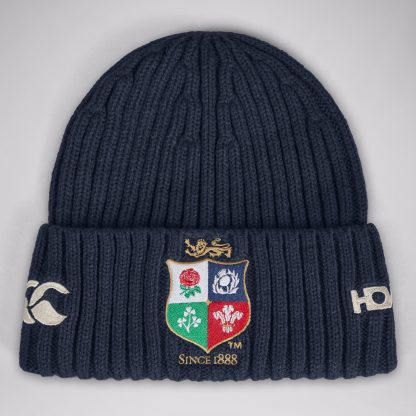 ADULT UNISEX BRITISH & IRISH LIONS BEANIE NAVY