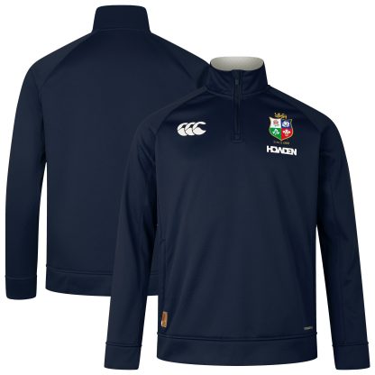 British & Irish Lions 1/4 Zip Fleece - Navy