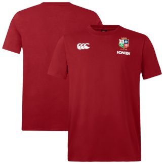 British & Irish Lions Cotton Jersey T-Shirt - Red