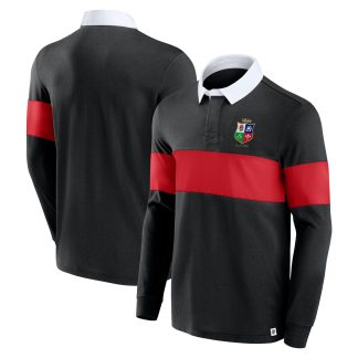 British & Irish Lions Long Sleeve Jersey Rugby Shirt - Black