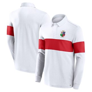 British & Irish Lions Long Sleeve Jersey Rugby Shirt - White