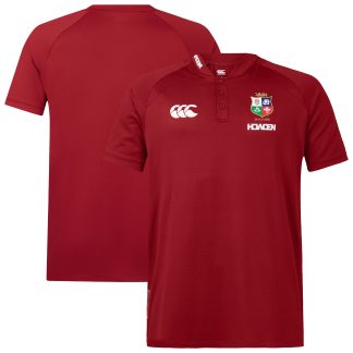 British & Irish Lions Poly Polo - Red