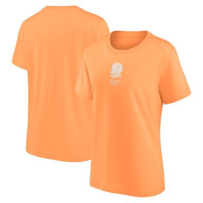 England Rugby Graphic T-Shirt - Orange - Womens