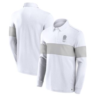 England Rugby Long Sleeve Rugby Shirt - White