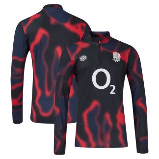 England Rugby Warm Up Midlayer Jersey - Heatmap - Junior