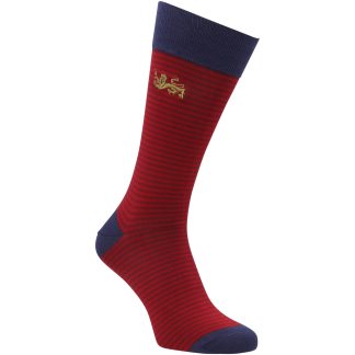British & Irish Lions Charles Tyrwhitt Stripe Socks - Red