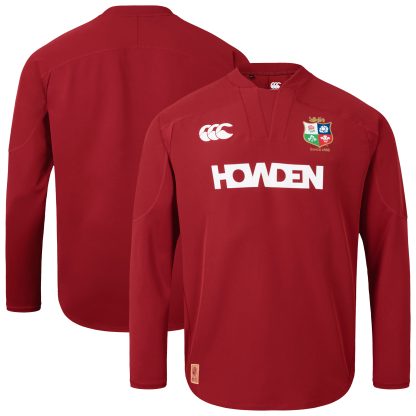 British & Irish Lions Drill Top - Red Dahlia