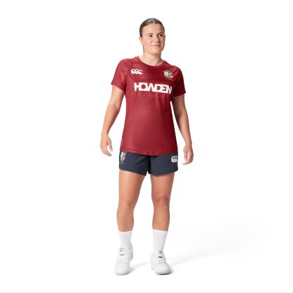 Womens British & Irish Lions Superlight Tee Red