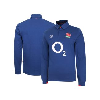 England Rugby Alternate Classic Long Sleeve Jersey 2020/21 - Navy - Mens